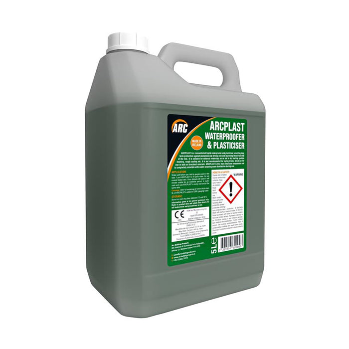 Arcplast Waterproofer & Plasticiser Green 5L