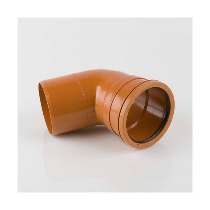 "Single Socket 90¬∞ Bend Pipe (110mm x 87.5"")"