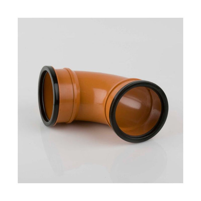 "Double Socket 90¬∞ Bend Pipe (110mm x 87.5"")"