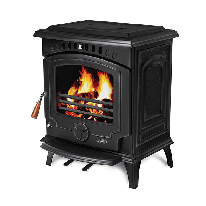 Stanley Tara Eco Central Heating Stove Matt Black - General Hardware Supplies Homevalue
