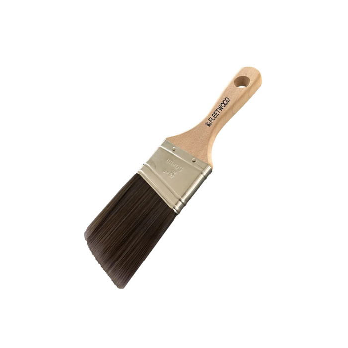 "Fleetwood Short Grip Angled Brush 2"""