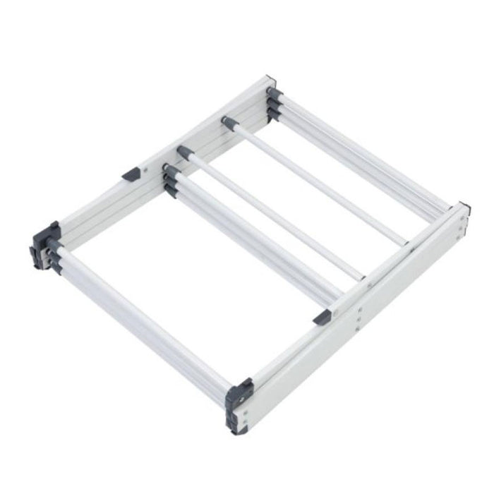 LaundryWorx Premium White Extendable 3 Tier Drying Rack 8m