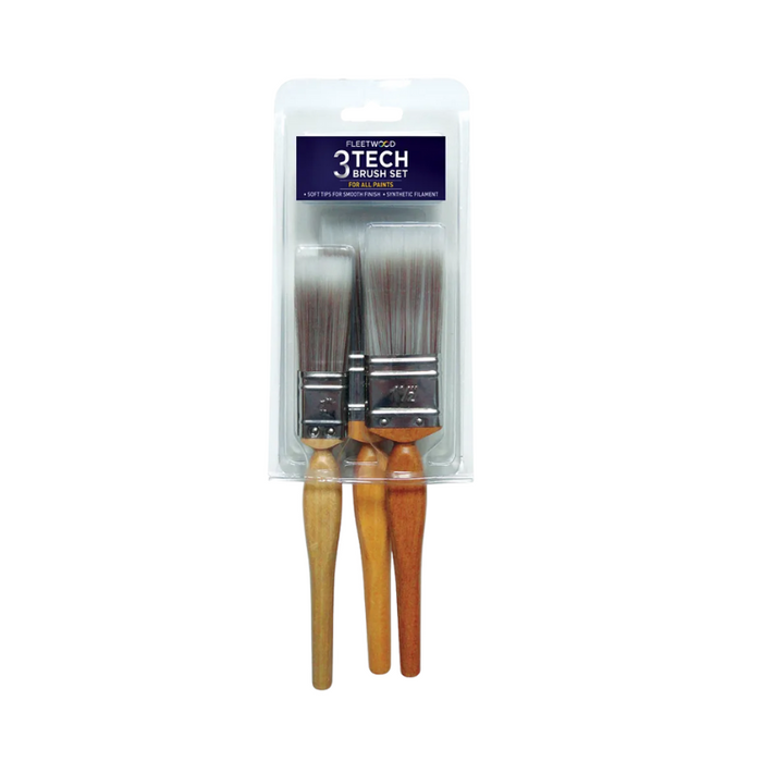 Fleetwood Tech 3 Piece Brush Set