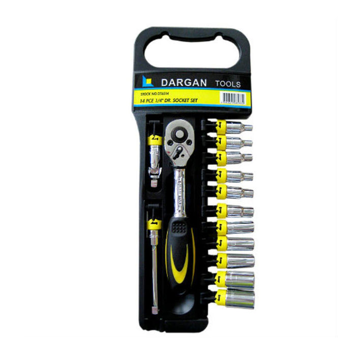 Dargan 14pce 1/4inch Drive Socket Set