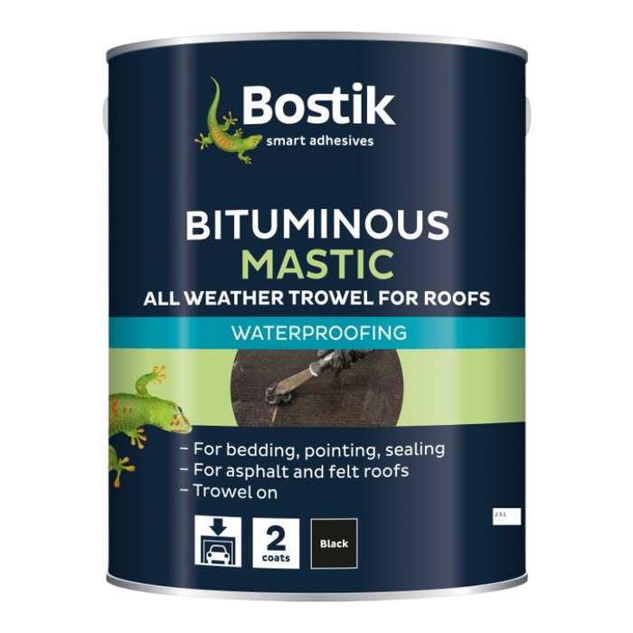 Bostik All Weather Trowel Mastic 2.5L