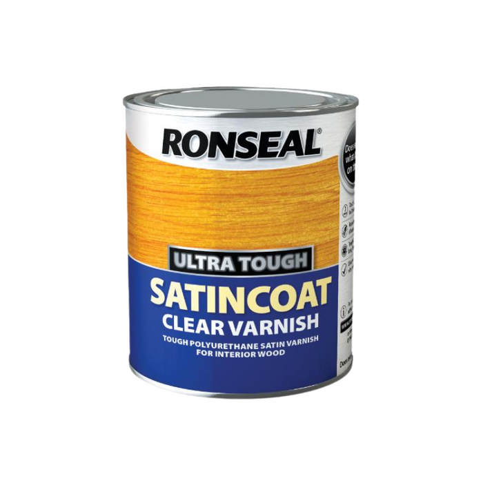 Ronseal Interior Satincoat Clear Varnish 750mL