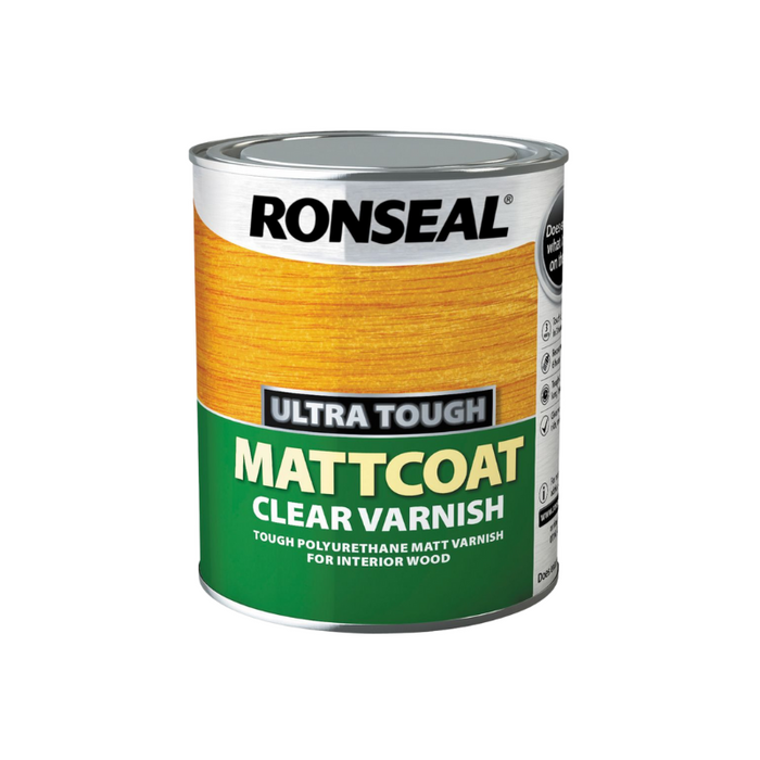 Ronseal Matt Coat Clear Varnish 750mL