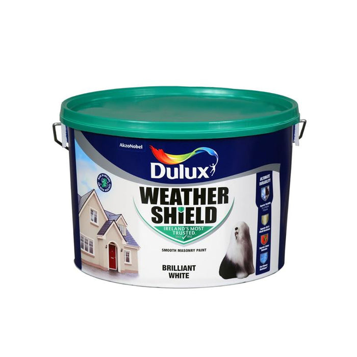 Dulux Weathershield Pure Brilliant White 10L