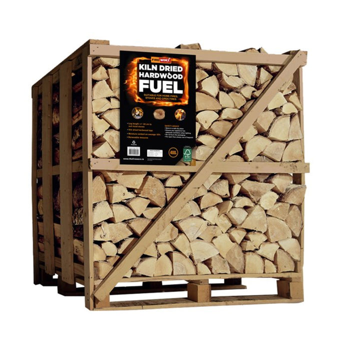 1m3 Crate Kiln Dried Birch Hardwood Logs