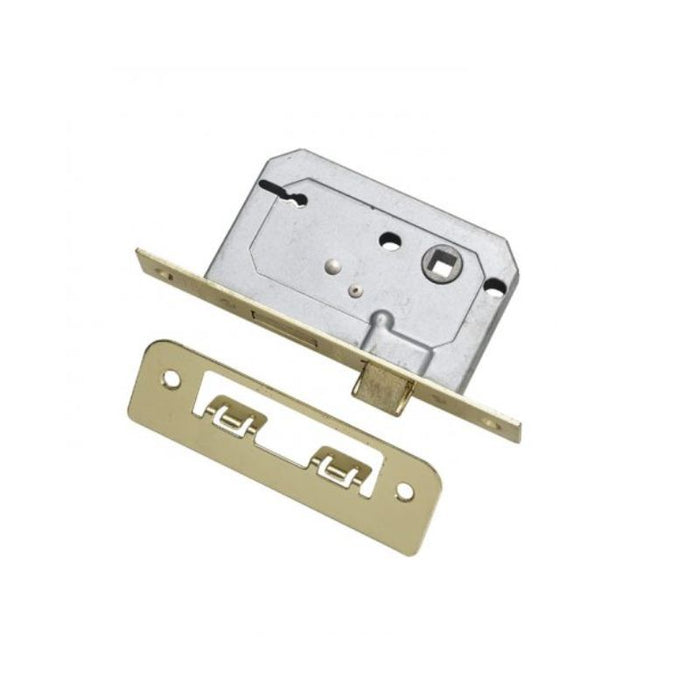 Belair Sash Lockset & Hinges Brass