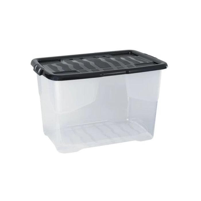 42L Curve Box Clear With Lid