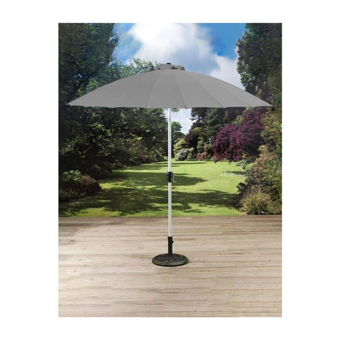 Grey Shanghai Crank & Tilt Parasol 2.7m