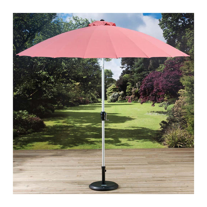 Coral Shanghai Crank & Tilt Parasol 2.7m