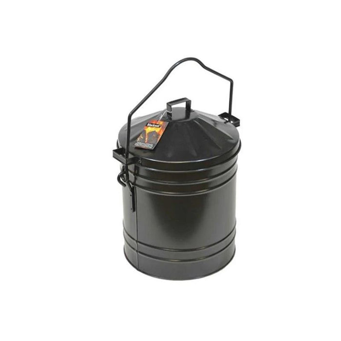 Moy Fireside Black Ash Can with Captive Lid