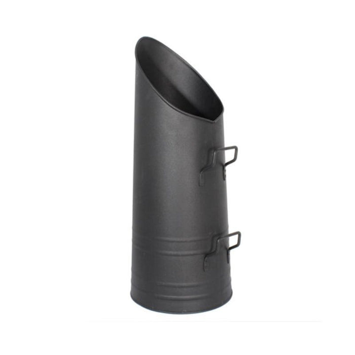 Moy Fireside Coal Hod Tall Grey & Black