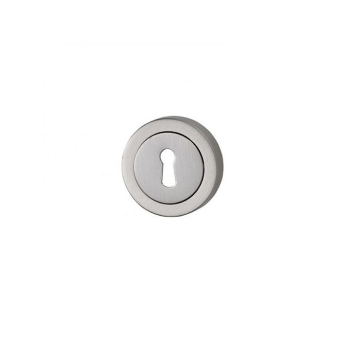 Eden Lever on Rose Door Set Satin Nickel