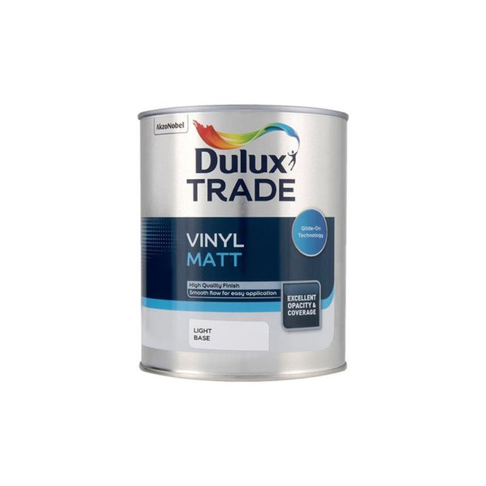 Dulux Trade Vinyl Matt Light Base 1L