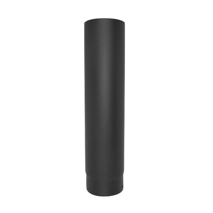 125mm Vitreous Enamel Pipe 1m (Matt Black)