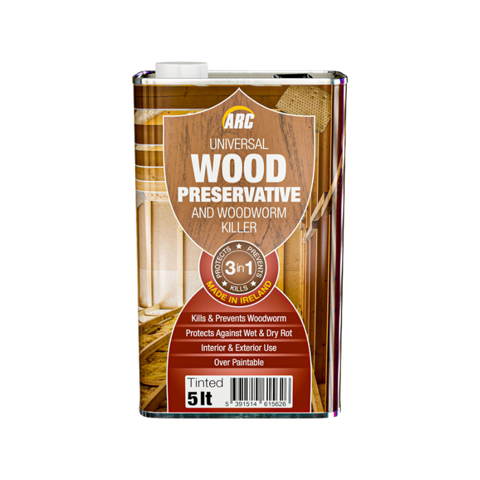 Arc Wood Preserver & Woodworm Killer Tinted (Green/Blue)