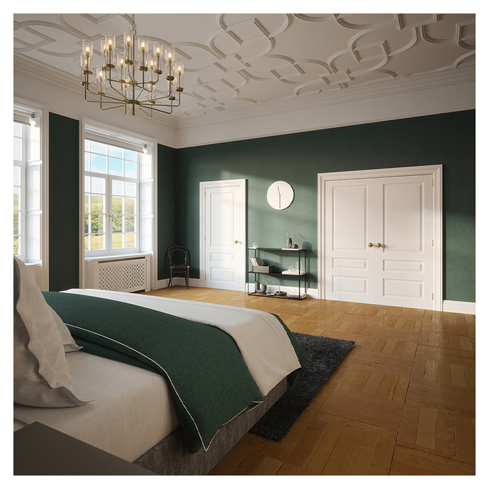Belmont 3 Panel White Primed Door 80X32