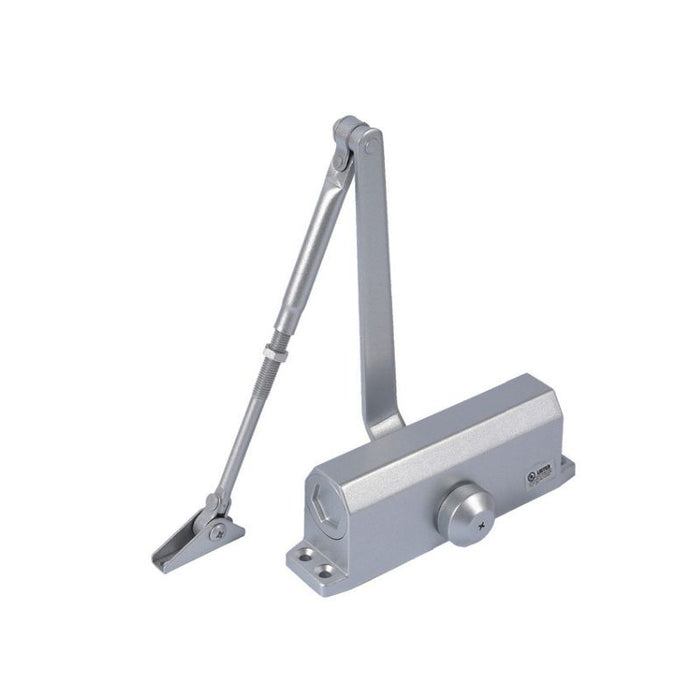 Door Closer 65kg Satin Silver