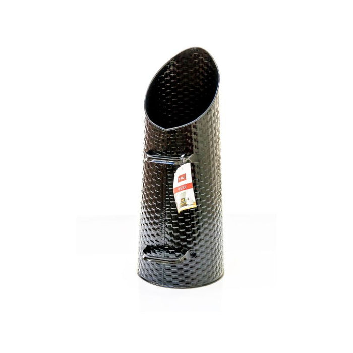 "De Vielle 22"" Basket Weave Coal Hod Black"