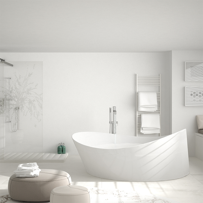 Dumapan SMP High Gloss White PVC Panelling 3.9 SqM