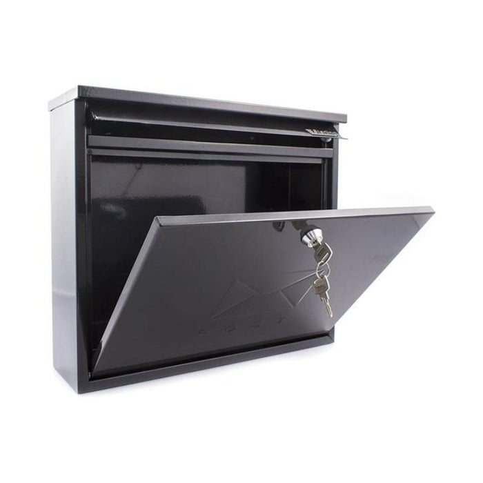Elegance Post Box Black