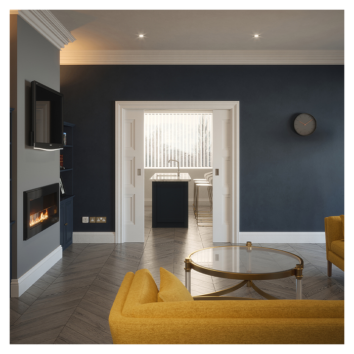 Franklin White Primed 3 Panel Door 80X32