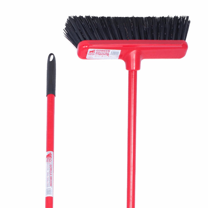 Gorilla Broom 30cm Red