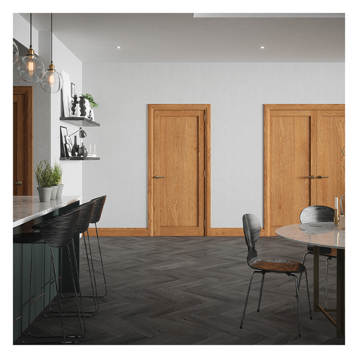Rushmore Shaker Pre-Finished Oak Door 80X34