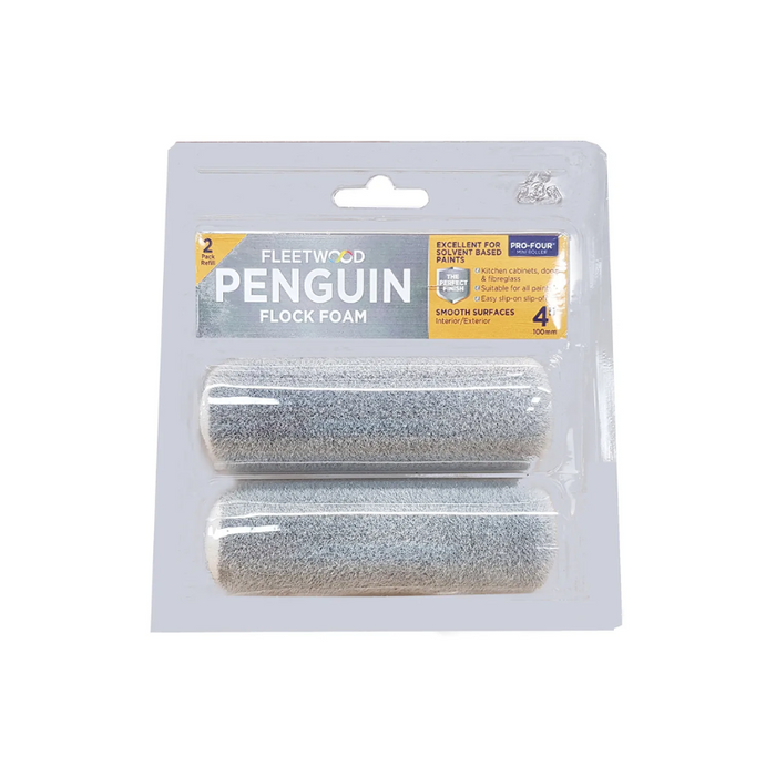 Fleetwood Penguin Flock Foam Sleeve 2 Pack 4‚Ä≥