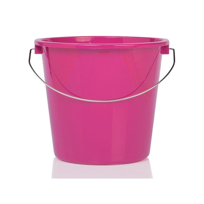 General Purpose Wire Handle Bucket 12L Pink