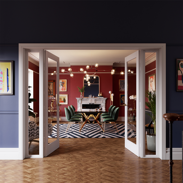 Boston Shaker Primed Door - Clear Glaze 80X32