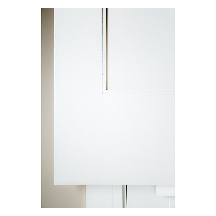 Kenmore White Primed Single Panel Shaker Door 80X34