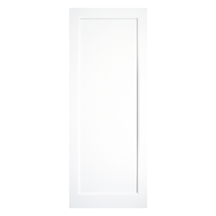 Kenmore White Primed Single Panel Shaker Door 78X28