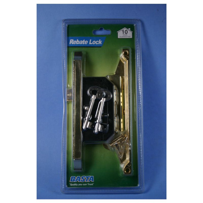 "2.5"" Rebate Lock Brass"
