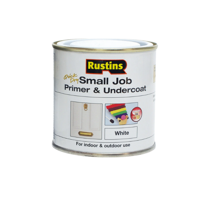 Rustins Small Job Primer & Undercoat White 250mL