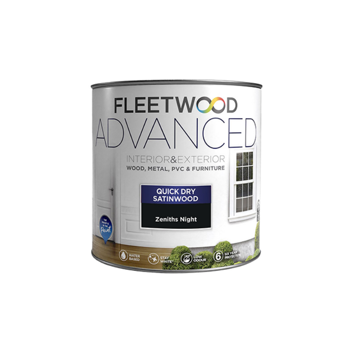 Fleetwood Advanced Quick Dry Satinwood Zenith's Night 750mL