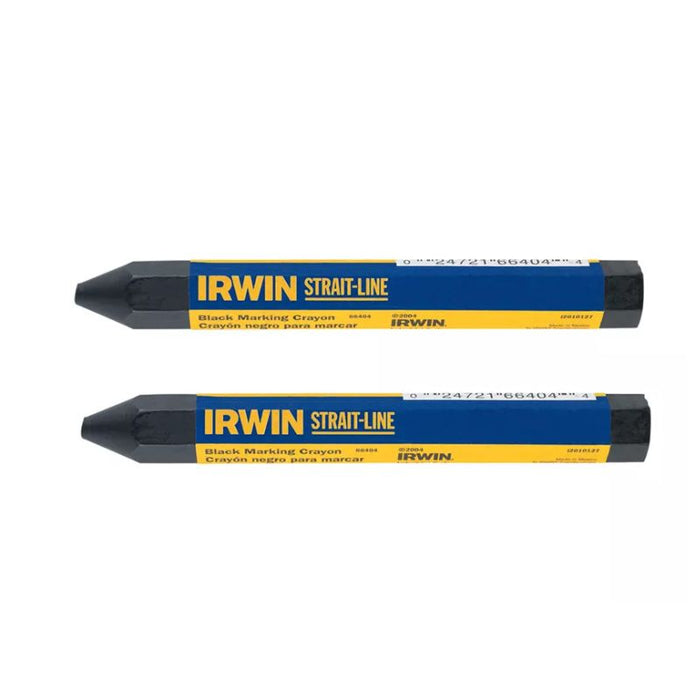 Strait-Line Crayon Black (Card of 2)
