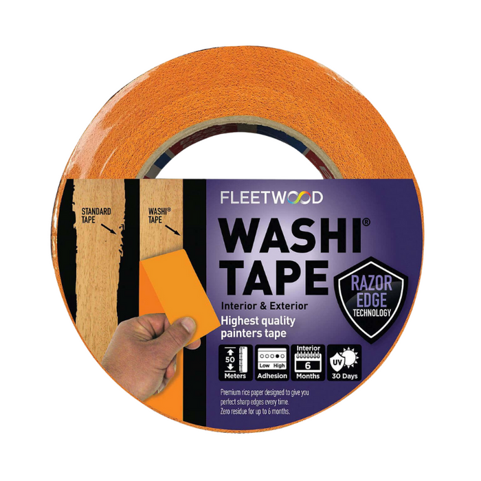 "Fleetwood Washi Tape 1.5"" x 50m"