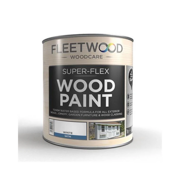 Fleetwood Superflex Opaque Wood Paint White