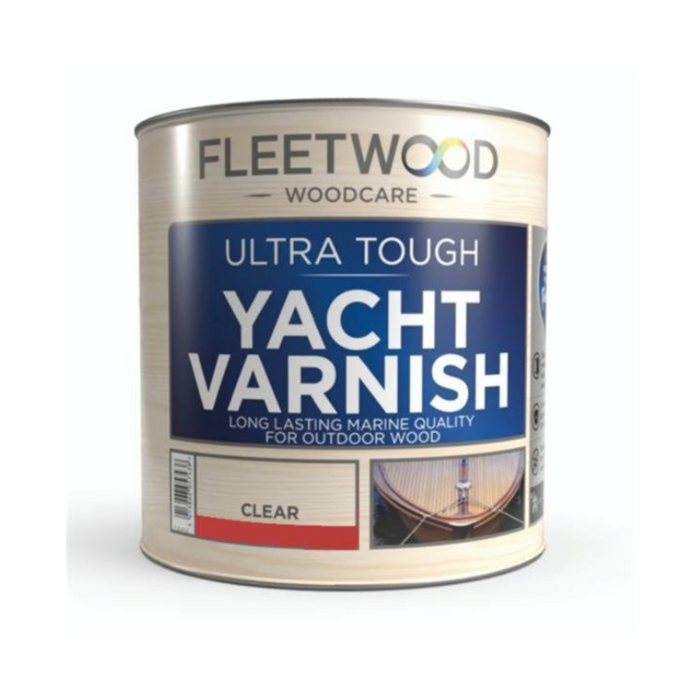 Fleetwood Ultra Tough Yacht Varnish Satin Clear 1L