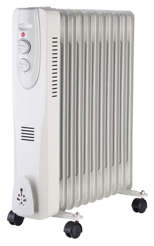 11Fin Oil Filled Radiator  1000W/2500W - General Hardware Supplies Homevalue