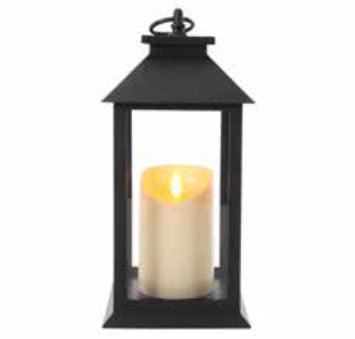 30cm Black Lantern - General Hardware Supplies Homevalue