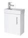 400 Wall Hung Minimalist Compact Vanity Unit & Basin White - General Hardware Supplies Homevalue