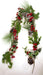 6ft / 180cm Red Berry and Holly Christmas Garland - General Hardware Supplies Homevalue