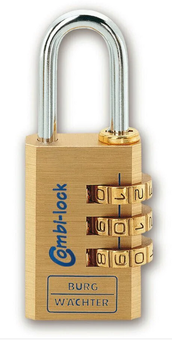 Burg-Wachter Combi 80 30 M SB Combination Padlock