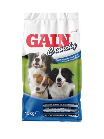 Gain Crunchy Dog Food 15kg