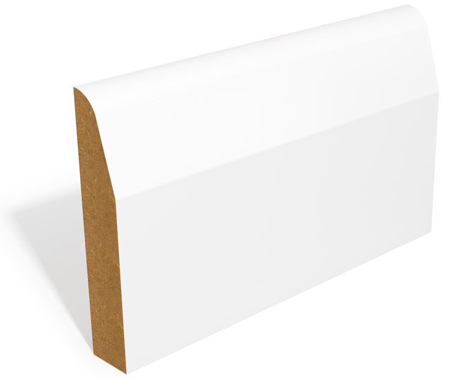 MDF Chamfered Skirting 6''